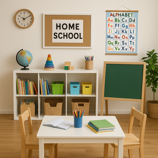How to Set Up Your Homeschool Space at Home (Without Needing a Full Classroom!)