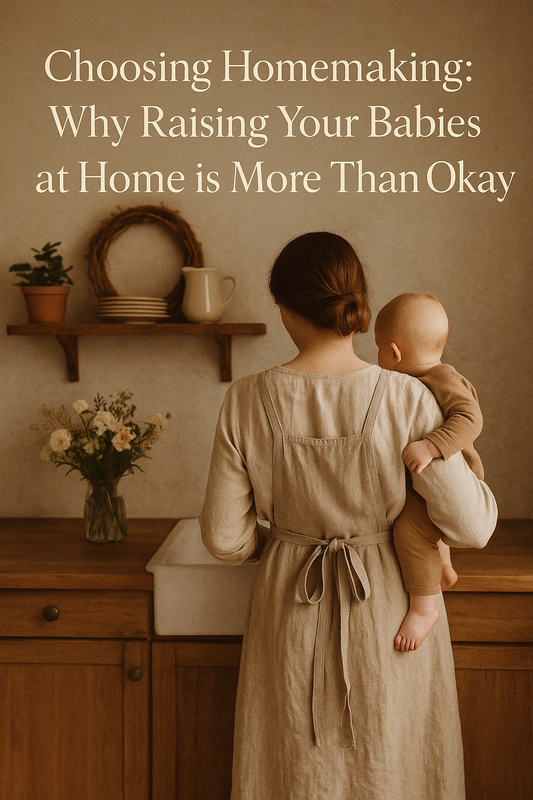 Choosing Homemaking: Why Raising Your Babies at Home is More Than Okay